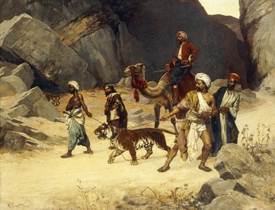 La chasse au tigre, 1896 - Rudolphe Ernst