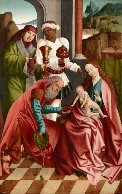 Adoration des Rois Mages - Rueland Frueauf d. Ä.