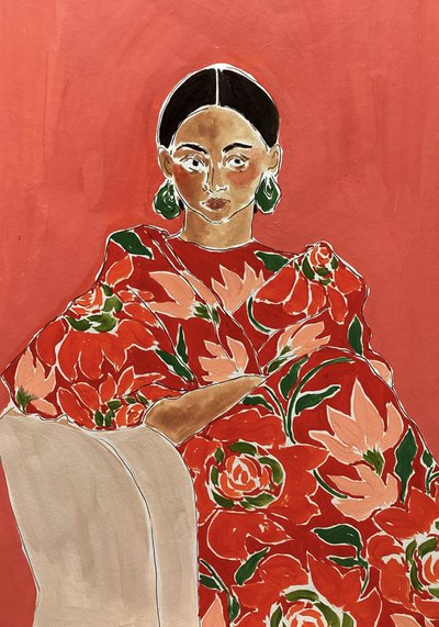 Un portrait de mode plein de vie - Rushati Chowdhury