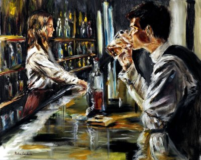 Au bar, 2021 - Ruslana Levandovska
