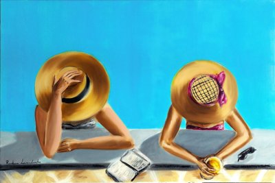À la piscine - Ruslana Levandovska