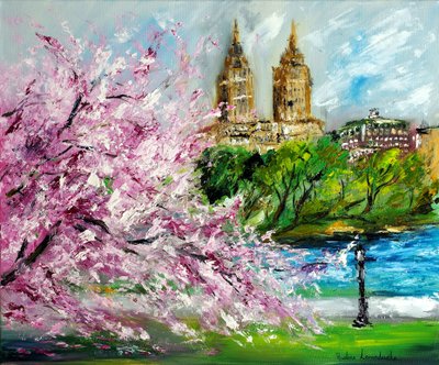 Fleurs de cerisier à Central Park New York, 2022 - Ruslana Levandovska