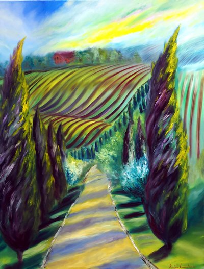 Sous le soleil de Toscane en Italie - Ruslana Levandovska