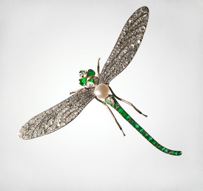Broche en forme de libellule, fin du 19e siècle - Russian Master