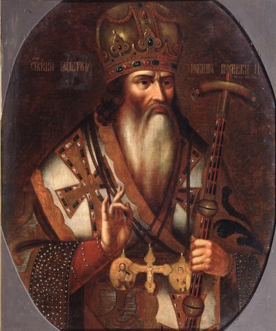 Portrait de Joachim, patriarche de Moscou 1674-1690, fin du 17e siècle - Russian Master