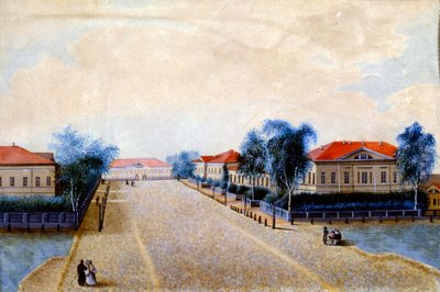 Vue du Trésor à Tver, années 1830 - Russian Master