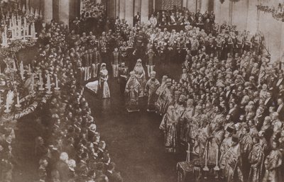 Couronnement du tsar Nicolas II et de la tsarine Alexandra de Russie, cathédrale de l