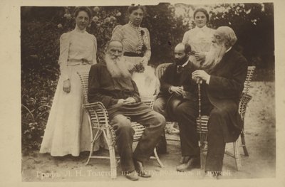 Léon Tolstoï avec famille et amis - Russian Photographer