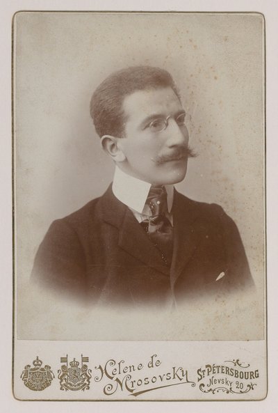 Portrait du peintre Léon Bakst (1866-1924) - Russian Photographer
