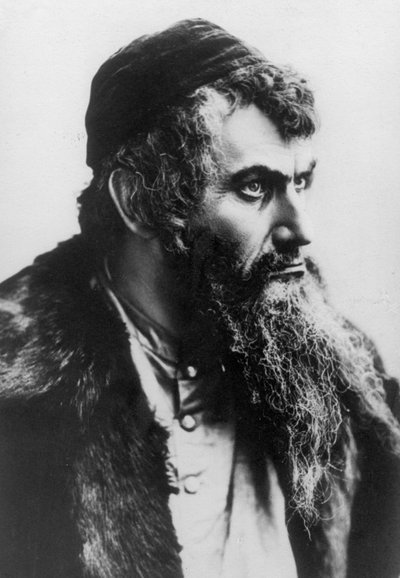 Raphael Adelheim dans le rôle de Shylock dans la production russe de 1898 de "Le Marchand de Venise" - Russian Photographer