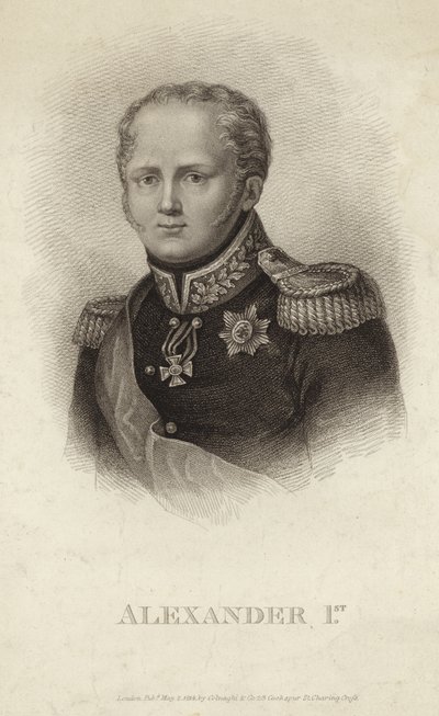 Alexandre Ier - Empereur de Russie (1777-1825) - Russian School