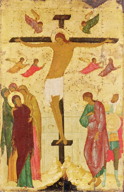Crucifixion, 1500 - Russian School