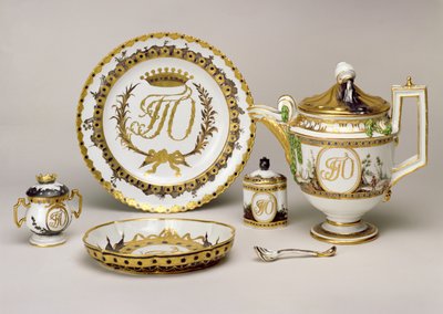 Service à thé Orlov de la Manufacture impériale de porcelaine, Saint-Pétersbourg, vers 1765 - Russian School