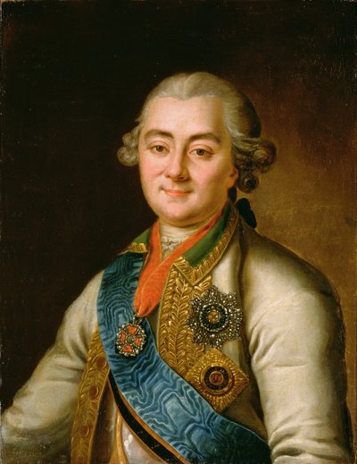 Portrait du comte Alexeï Grigorievitch Orlov (1737-1808) - Russian School