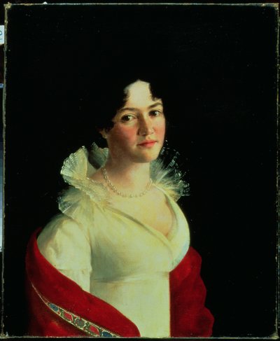 Portrait de la comtesse Natalia Pavlovna Zubova (1801-68) c.1820 - Russian School
