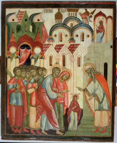 Présentation de la Vierge au Temple - Russian School