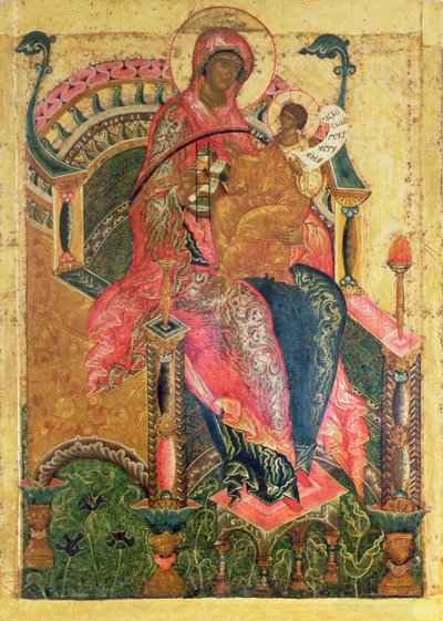 Vierge et Enfant, École de Moscou - Russian School