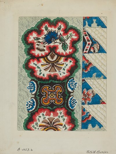Couvre-lit matelassé, vers 1936 - Ruth M Barnes