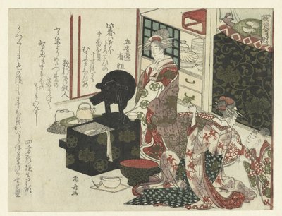Courtisanes à leur toilette - Ryuryukyo Shinsai