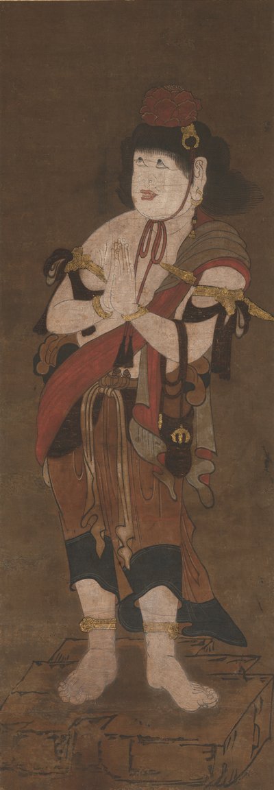 Serviteur de Fudo Myoo, XIVe siècle - Ryushu Shutaku