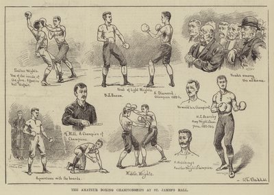 Les championnats de boxe amateur à St James