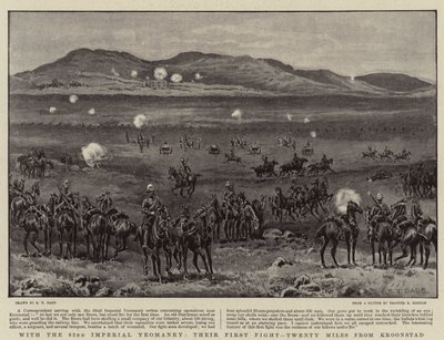 Avec le 62e Yeomanry Impérial, leur premier combat, à vingt miles de Kroonstad - S.T. Dadd