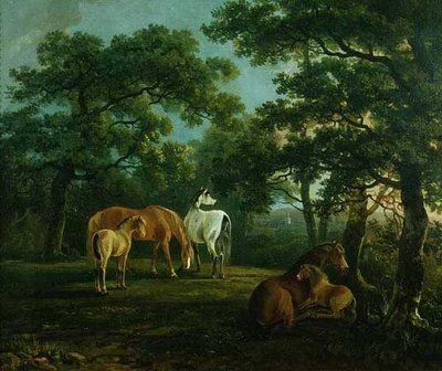 Chevaux dans un paysage - S. and Barrett G. Gilpin