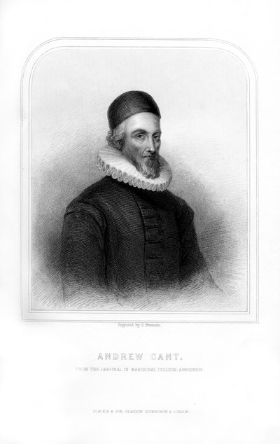 Andrew Cant, ministre presbytérien et chef des Covenanters écossais, 1870 - S. Freeman