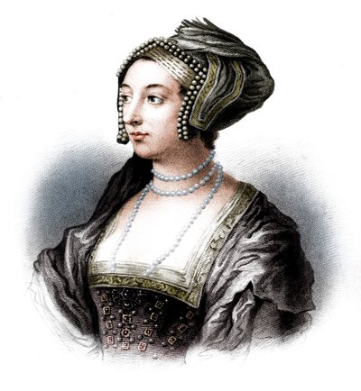 Anne Boleyn, deuxième épouse de Henry VIII, XIXe siècle - S. Freeman