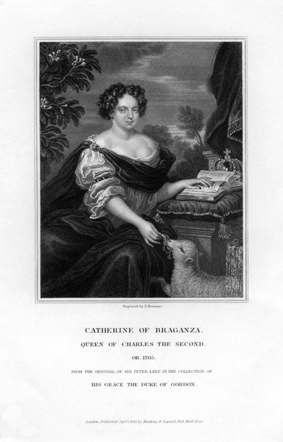 Catherine de Bragance, reine de Charles II, 1833 - S. Freeman