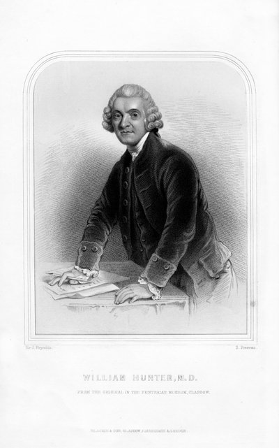 Dr William Hunter, anatomiste et obstétricien écossais, 1870 - S. Freeman