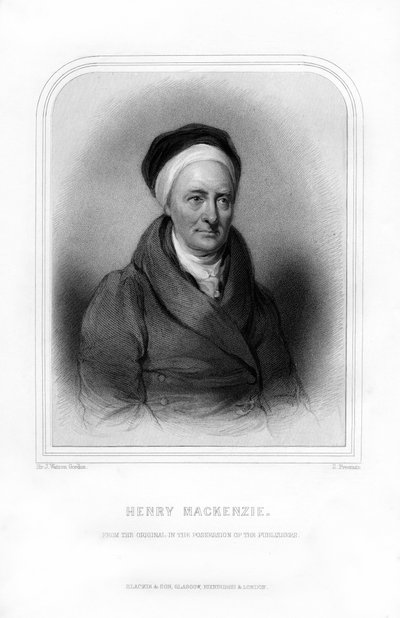 Henry Mackenzie, romancier et écrivain écossais, 1870 - S. Freeman