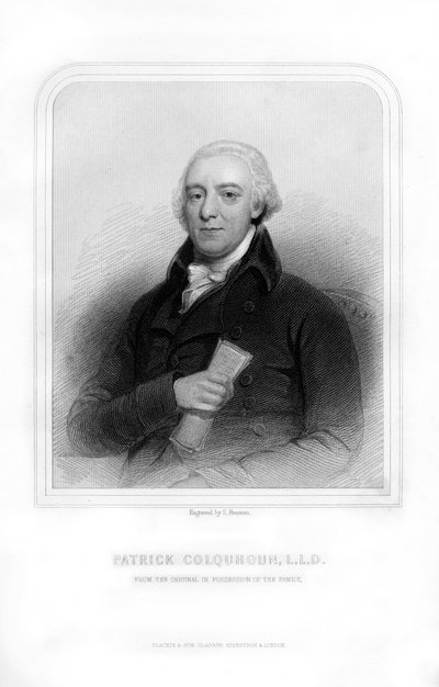 Patrick Colquhoun, magistrat de police écossais et écrivain statistique, 1870 - S. Freeman