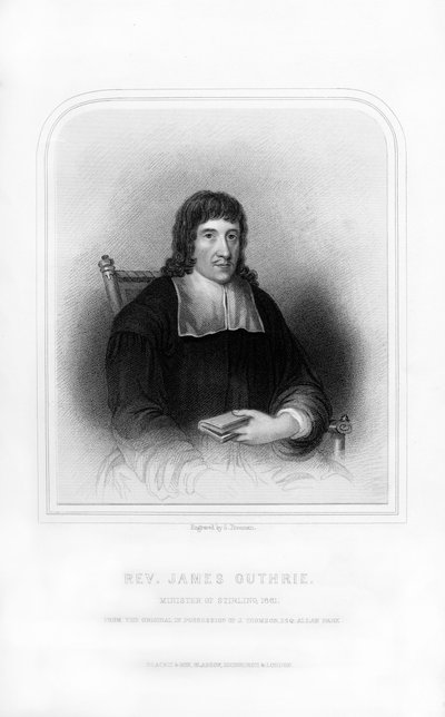 Révérend James Guthrie, ministre de Stirling, 1661, 1870 - S. Freeman