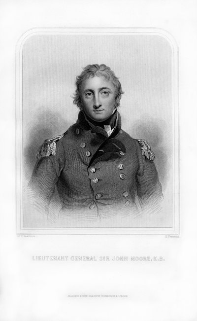 Sir John Moore, soldat et général britannique, 1870 - S. Freeman
