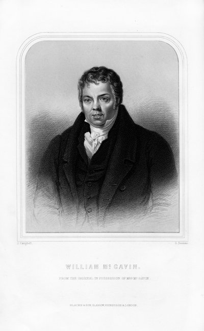 William McGavin, controversiste écossais, 1870 - S. Freeman