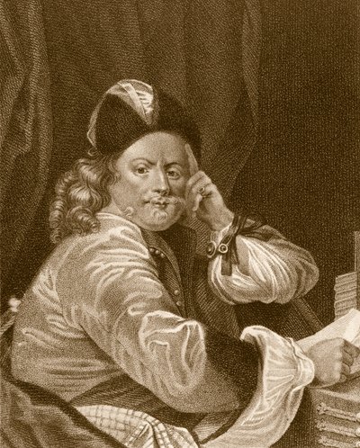 Thomas Killigrew, gravé par J.J Van den Bergh - S. Harding