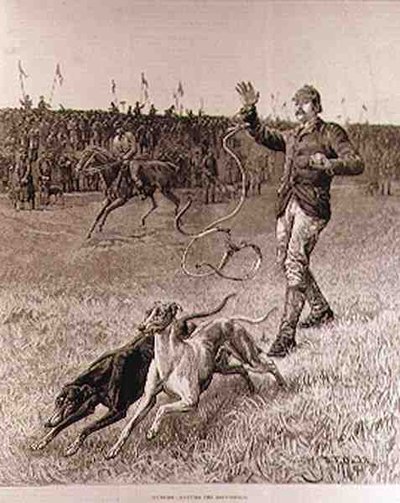 Coursing: Lâcher les lévriers, de 
