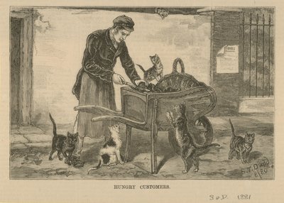 Clients affamés (gravure) - S. T. Dadd