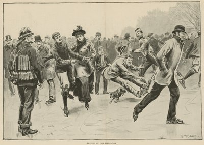 Patinage sur la Serpentine - S. T. Dadd