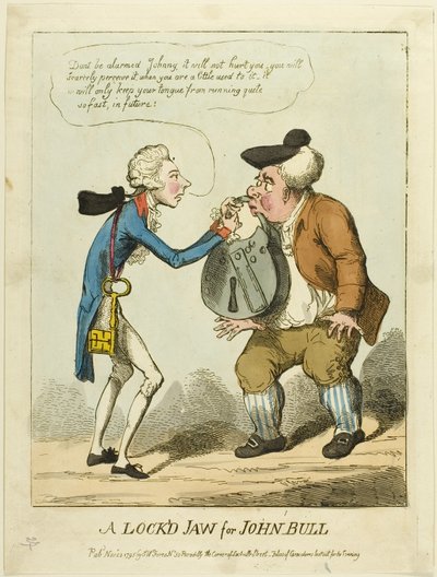 Une mâchoire verrouillée pour John Bull - S. W. Fores