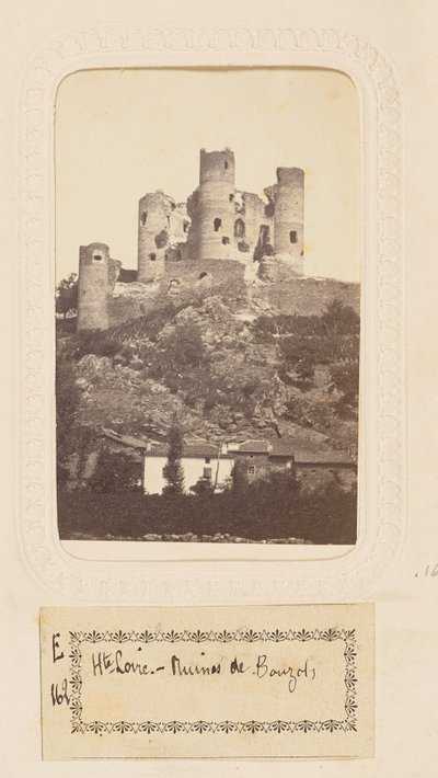 Haute-Loire - Ruines de Bouzols - Sabatier