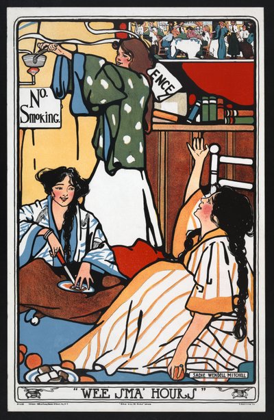 Wee Sma Hours de Girls will be Girls pub. c.1909 - Sadie Wendell Mitchell