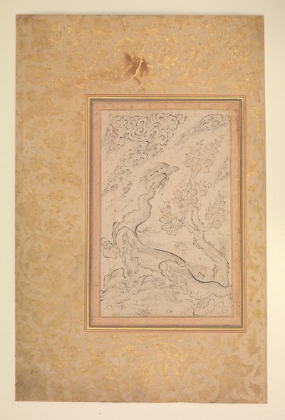 Dragon et nuages - Sadiqi Beg.