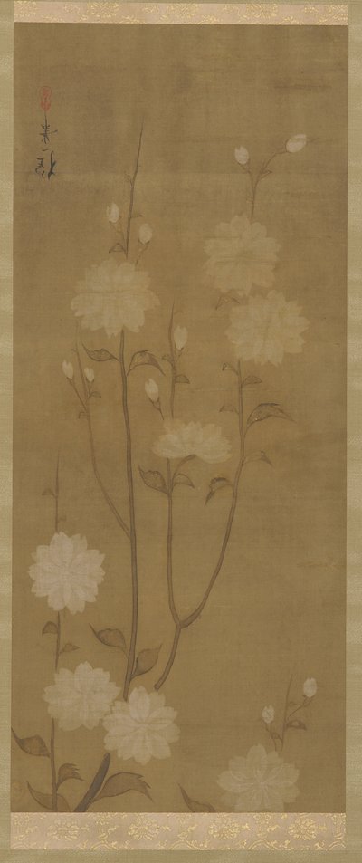 Branches de cerisier tombantes en fleur, période Edo, milieu 18e-début 19e siècle - Sakai Hoitsu