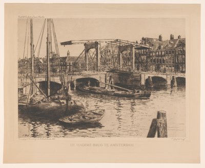 Le Pont Maigre à Amsterdam - Salomon Garf