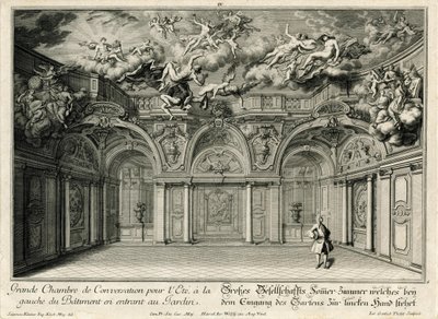 Grande salle de réunion dans l