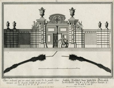 Plan et élévation d