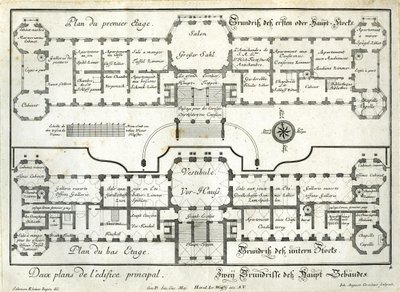 Plan du rez-de-chaussée et de l