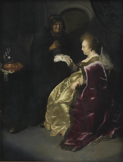 Esther lisant le décret d